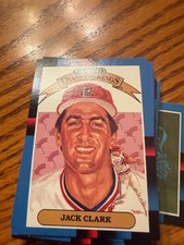 1988 Donruss Diamond Kings Jack Clark St Louis Cardinals Baseball Team Card #15