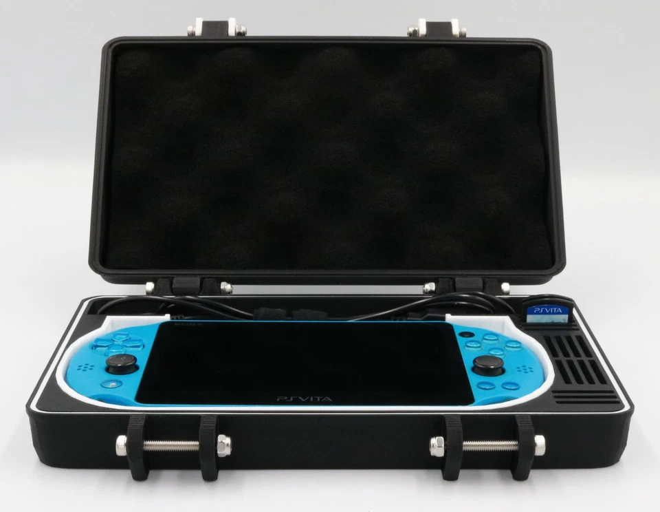 Custodia protettiva robusta per PS Vita 2000 con cuscino in TPU e O-ring - Immagine 2 di 4