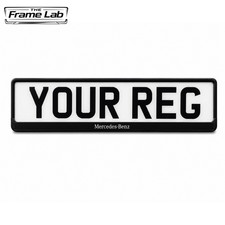 Number Plate Frame Mercedes Benz Uk 520mm Holder Surround Single Black Premium Number Plate Frame Mercedes Benz Uk 520mm Holder Surround Single Black Premium