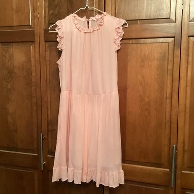 Boutique Unbranded Pink Shift Dress Sleeveless Size Small