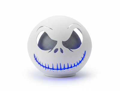 Jack Skellington Skin Cover Kunststoff für Amazon Echo Dot 4, 5 Gen Lautsprecher