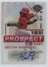 2024 Panini Prospect Edition Silver Prizm Signatures Hector Rodriguez Auto 1ql