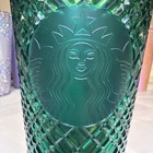 Starbucks Emerald Green Jeweled Studded Venti Tumbler 24 oz 2021 Cold Cup — photo 4