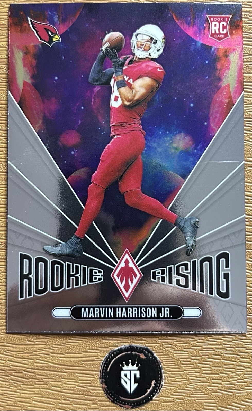 Marvin Harrison Jr. 2024 Panini Phoenix Base Rookie Rising #RR-MHJ Cardinals