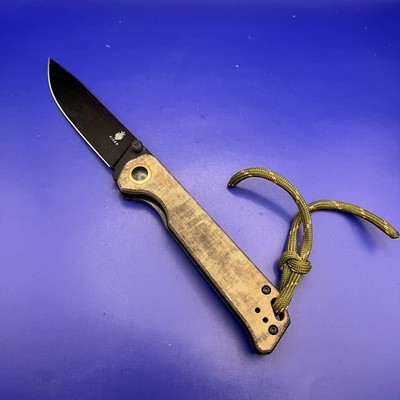 Kizer Begleiter 2 Knife w/ Micarta Scales N690 Black Blade