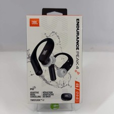 JBL Endurance Peak 4 Waterproof Bluetooth Wireless Earbuds Black