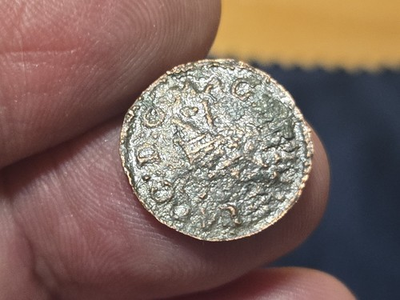 #ad 16 Hundreds? Unresearched Hammered Bronze Coin. Please Read Description. LA101s GBP 15.00