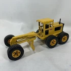 Vintage Tonka Road Grader Pressed steel USA made Steering MR-970