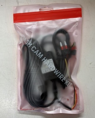Umfassendes Dash Cam Hardwire Kit - Verbindet sich mit Autobatterie für 24/7 Strom