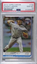 2019 Topps Chrome Refractor Chance Adams #109 PSA 10 GEM MT 8d2