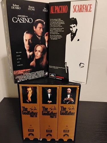 Der Pate - VHS Set Casino VHS und Scarface VHS alle getestet