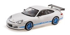 1:18 MINICHAMPS Porsche 911 Gt3 Rs White With Blue Stripes 2002 155062021 MMC