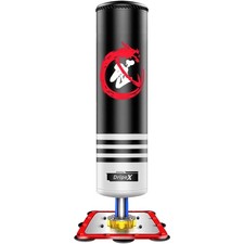 Boxsack Kinder Erwachsene Standboxsack Taekwondo Kickboxen Kunstleder Schwarz