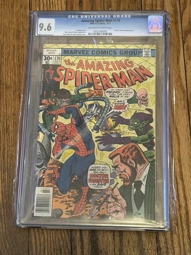 Amazing Spider-Man 170 CGC 9.6 NM+ Marvel Comics 1st Dr. Faustus 1977 Wein/Andru