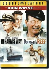 IN HARM'S WAY / DONOVAN'S REEF (DVD) VG Disc + Cover Art - NO CASE