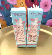 L’Occitane CHERRY BLOSSOM PERFUMED Hand Cream 1 oz /30mL NEW IN BOX+SEALED X2