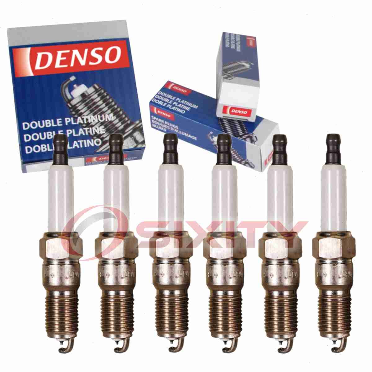 6 pc Denso Platinum Long Life Spark Plugs for 1987-1993 Chevrolet Corsica jn