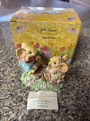 Little Cheesers Mice Mouse Sugar Spice Truffle Cicely Teeter Totter 056253