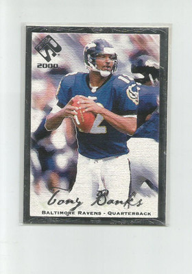2000 PRIVATE STOCK SILVER #7 TONY BANKS 143/330