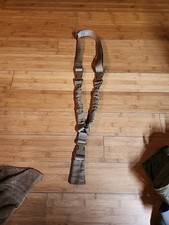 Quality Tactical Single Point Sling Strap Bungee Rifle Gun Sling with QD Buckle