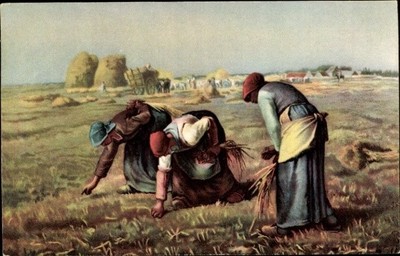 Künstler Ak Millet, Die Ährenleserinnen, Bauersfrauen bei der Ernte - 4396992