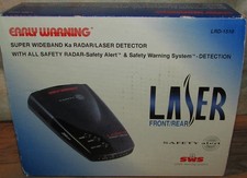 SWS LRD-1510 SUPER WIDE BAND Ka FRONT / REAR LASER DETECTOR, NOS, NEW-OPENED BOX