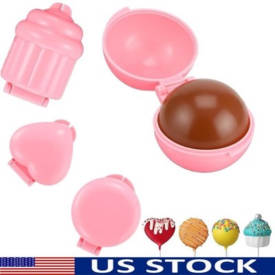 DIY Cake Pop Molds Kit Portable Baking Shapes BPA Free Easy Clean Family Fun New