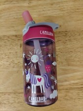 CamelBak Eddy Kids 12oz Water Bottle Unicorns Big Bite Valve Straw BPA-Free