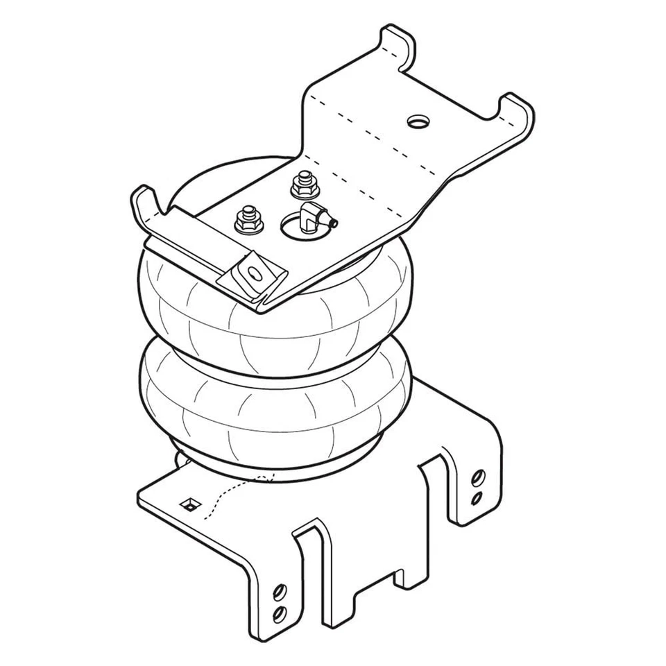 For Nissan Titan 04-13 Firestone Suspension Ride-Rite Rear Air Helper Spring Kit Foto 2 de 3