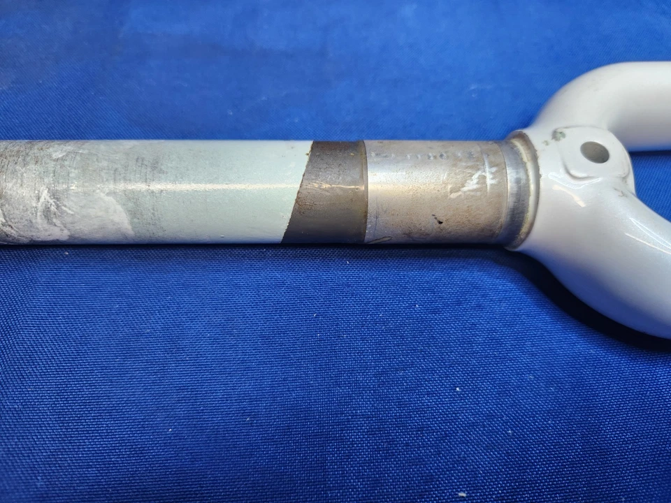 Новый из старых запасов 80-е 700 C 1 дюйм резьба 190/30 мм 375 мм ATC БЕЛЫЙ АЛЮМИНИЙ? Лезвие вилки CR-MO - Изображение 3 из 4