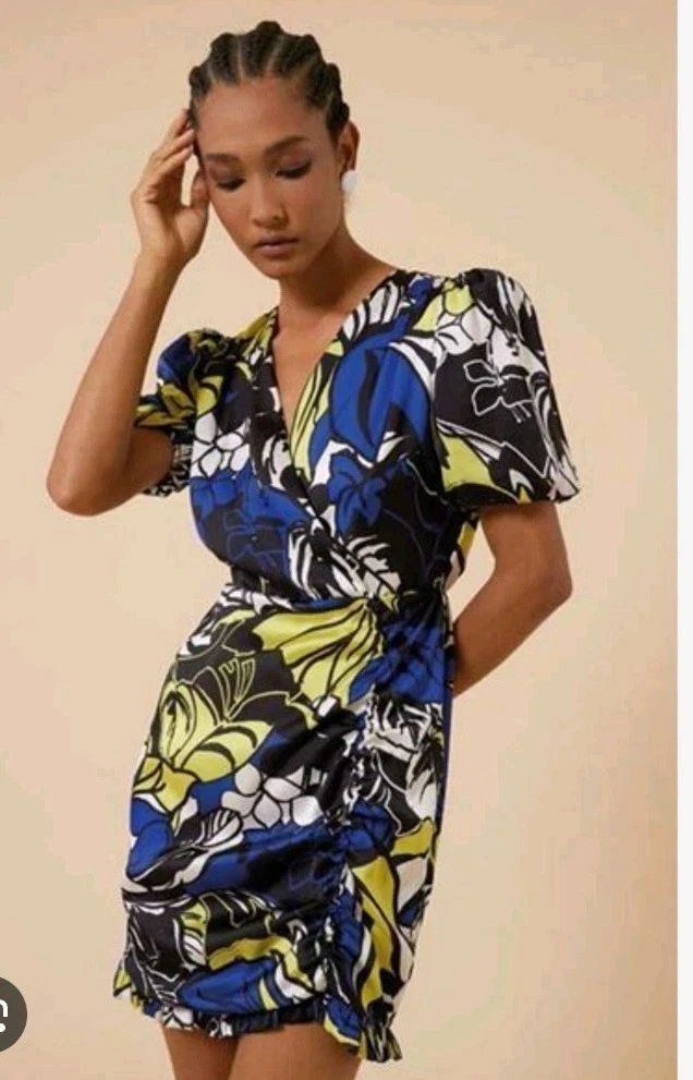Robe Artigli Femme - Taille L - Multicolore - Sans Manches - Occasion Comme Neuve - Fabriqué En Italie