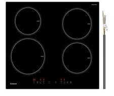 Gudsunal Induction Hob 4 Cooking Zone 60 cm 7200W Continuous Low Power Hard Wire