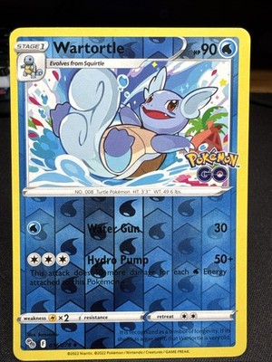 Wartortle 016/078 Pokémon GO Reverse Holo MP