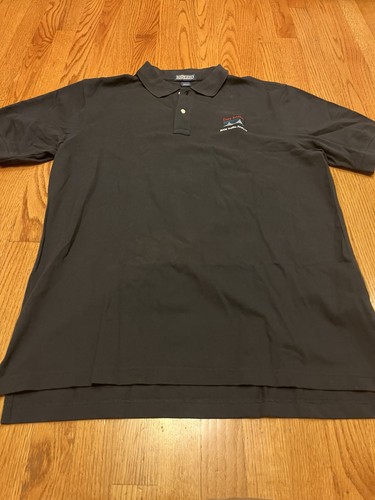 Vintage CISCO logo POLO SHIRT Large CCIE Blue LG Employee CCNA Lands End Blue L - Picture 3 of 8