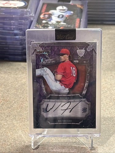 2024 Wild Card Matte Premium Prospect Weekend Warrior Auto 1/1 Walter Ford