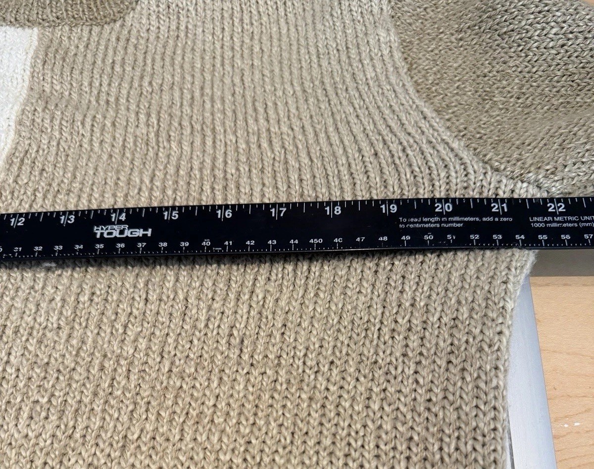 Classic Elements Pullover Tunic Sweater L Ivory B… - image 6