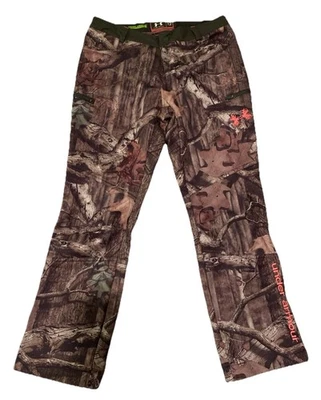 Womens Under Armour Scent Control Camo Hunting Pants Pockets Thick Exc Cnd Sz 12 - Image 1 of 4