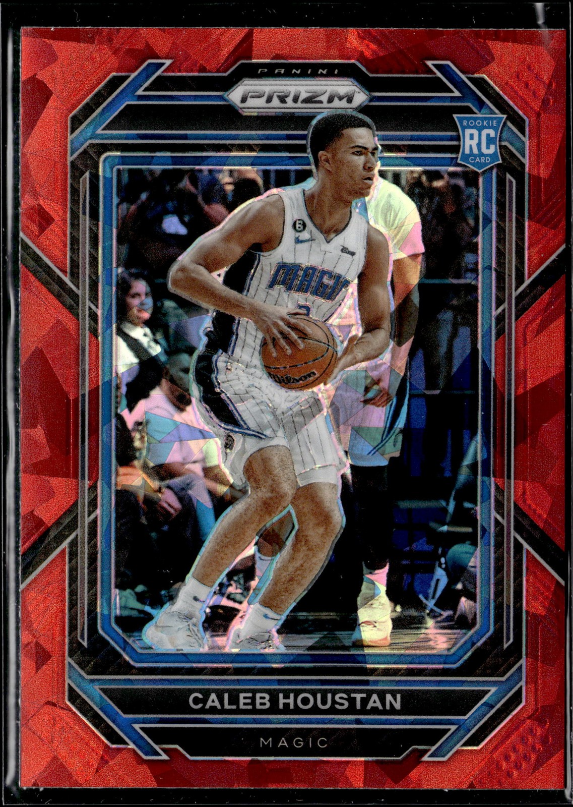 2022-23 Panini Prizm #269 Caleb Houstan Prizms Red Ice