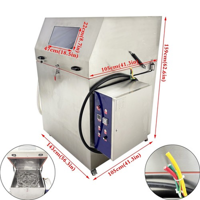 #ad 220V 3PH Spray Wash Cabinet High Pressure Rotary Spraying Cleaning Machine $10990.32