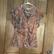 DR2 women’s Floral Print Women's Top - Multicolor size M