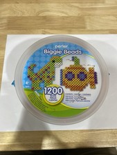 Perler 70711 Biggie Beads Bucket - 1,200 Assorted Colors of Beads