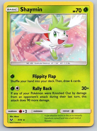 Shaymin Holo Rare Shining Legends 7/73 NM