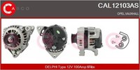 Casco CAL12103AS Lichtmaschine Generator FüR Opel