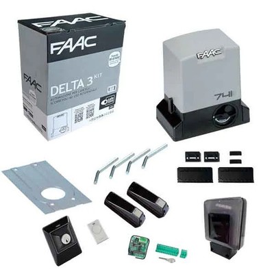 ENGINE KIT FOR SLIDING GATES 'DELTA 3' FAAC