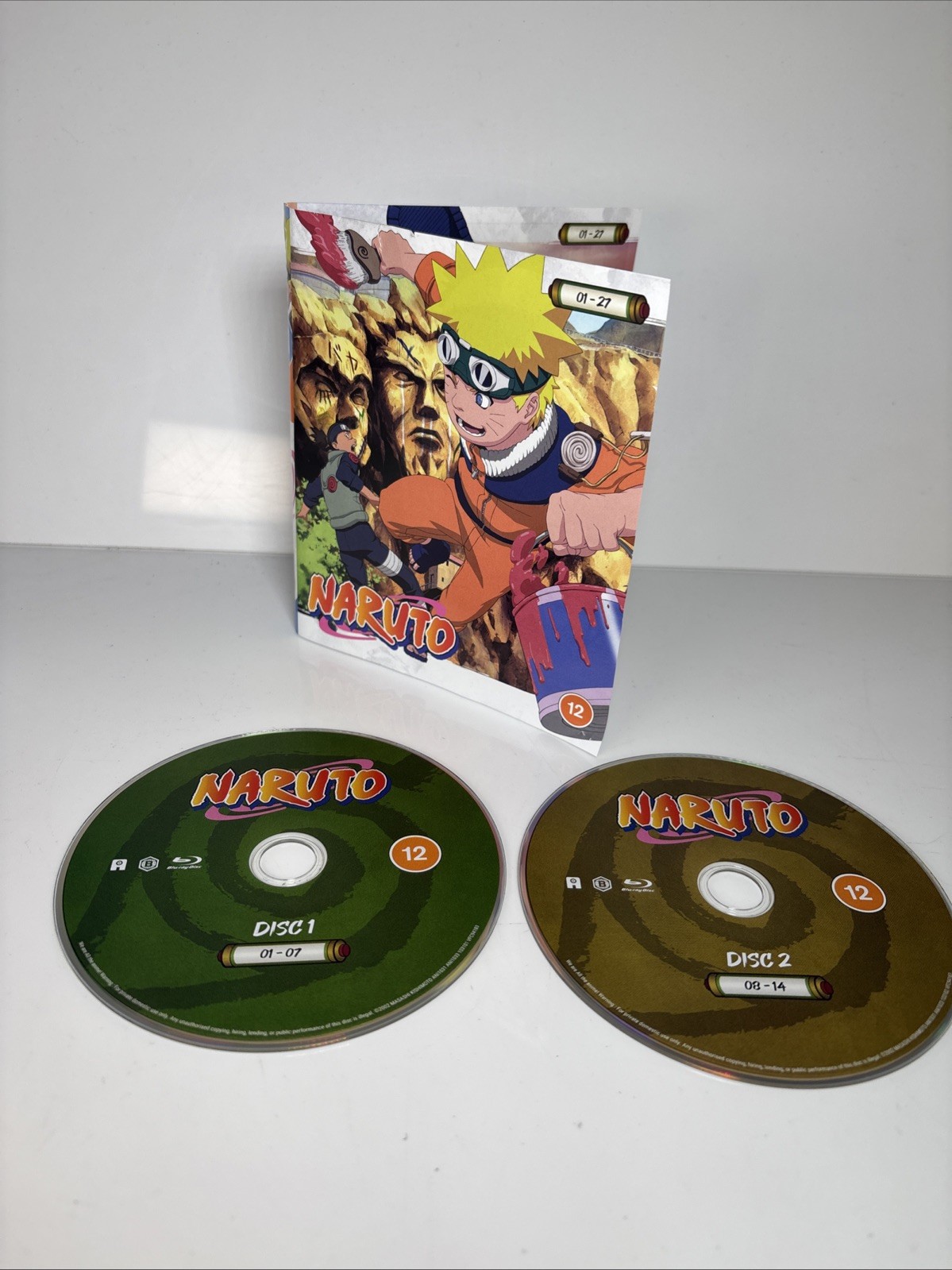 Naruto - Standard Edition Vol 1 [Blu-ray] Episodes 1-14 Only - Missing Discs