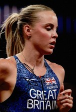 Keely Hodgkinson Signed 12x8 Photo – Team GB Athletics Autograph – AFTAL COA