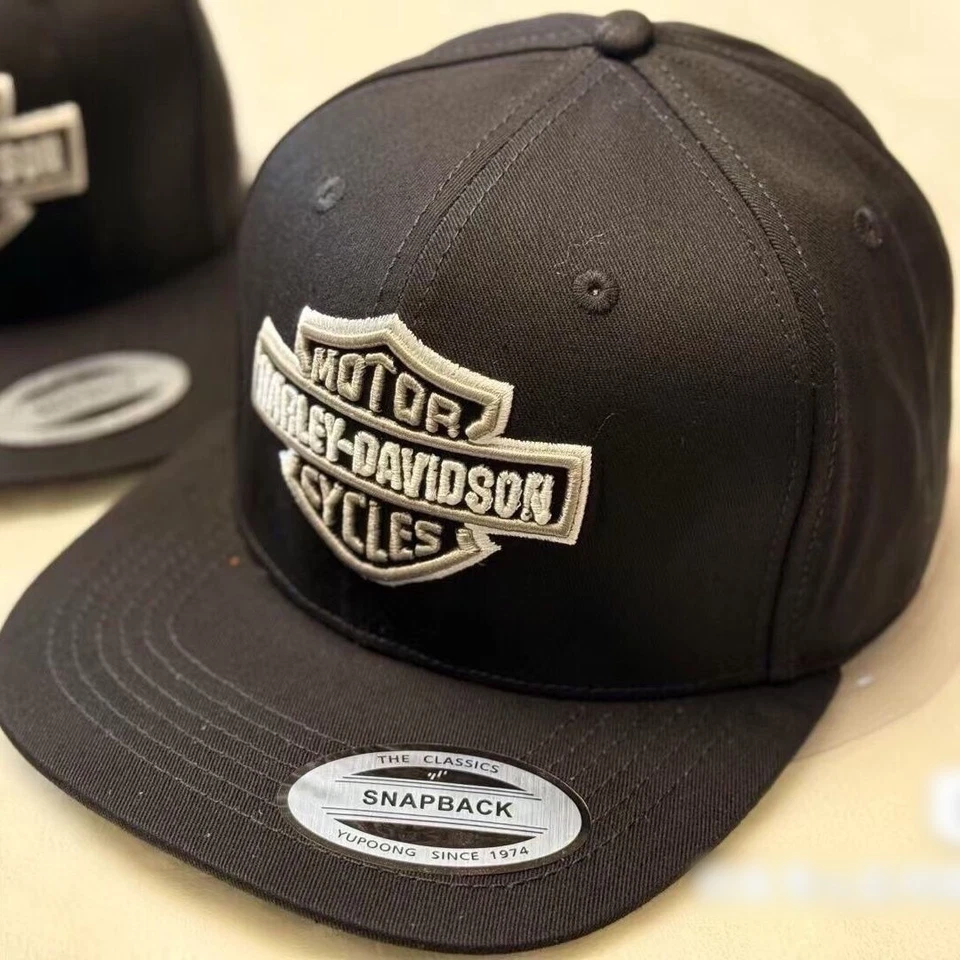 Harley-Davidson 9fifty бейсбольная кепка вышитая гонки мужской плоский поля шляпа черный - Изображение 2 из 4