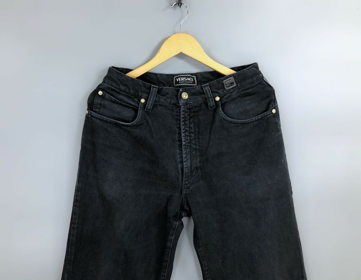 90's Vintage VERSACE Jeans Couture Logo Design Jeans Pants