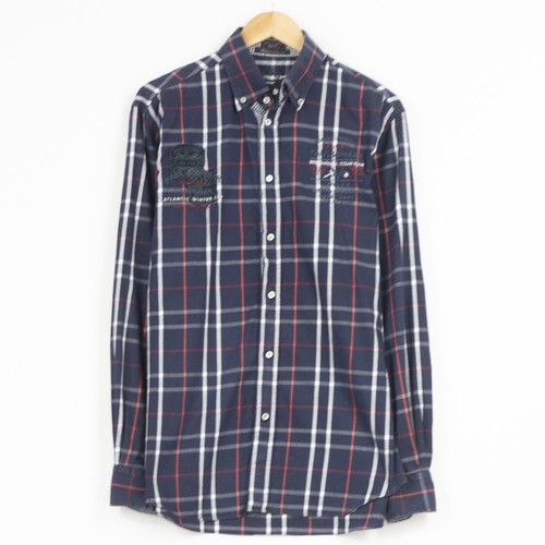 Blue Shirt Long Sleeve Mens Size 