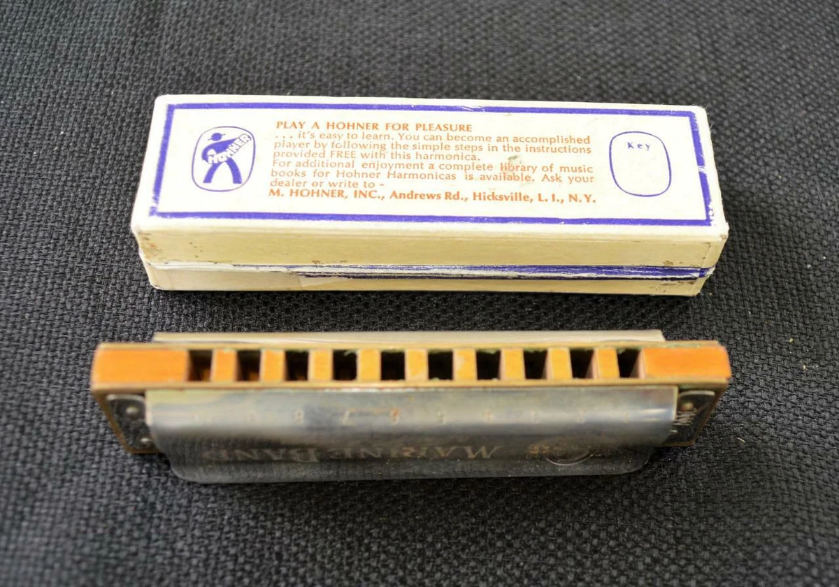 Vintage marine band harmonica no 1896 online